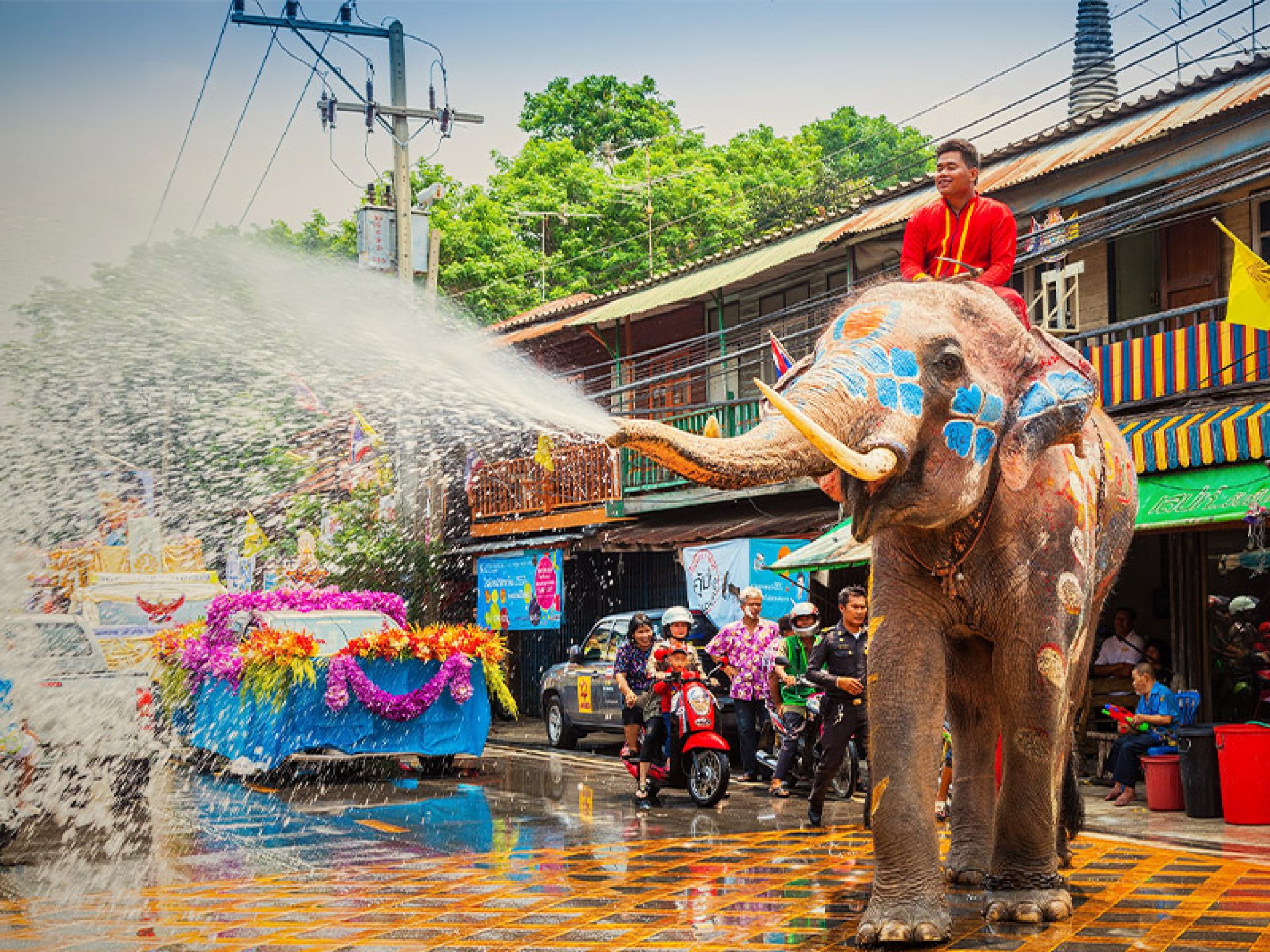 جشن آب بازی تایلند